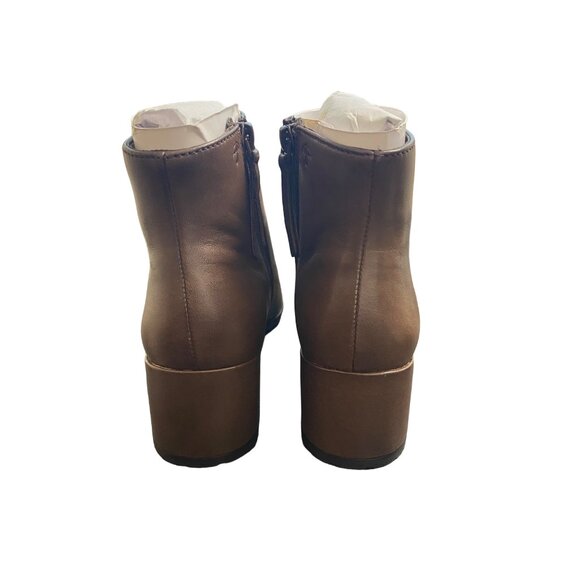 Naturalizer Women's Bay Weatherproof Booties NWD Chocolate Bar Size 7.0 M - Picture 3 of 7